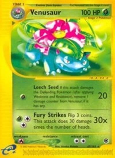 Venusaur (67) Expedition Pokemon card