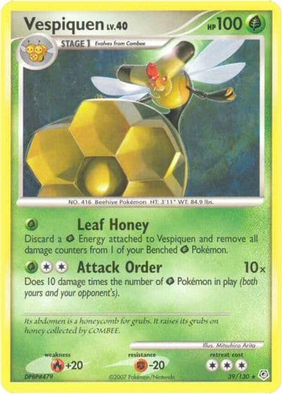 Vespiquen Diamond and Pearl Pokemon card