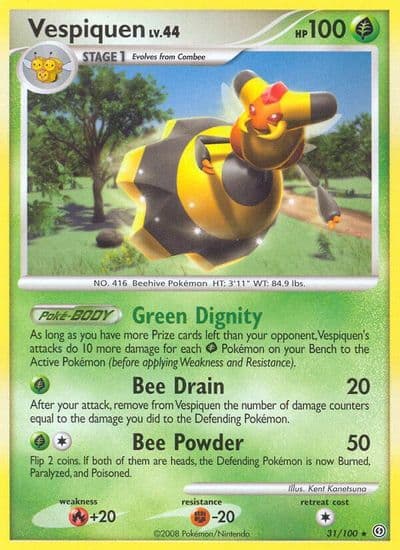 Vespiquen Stormfront Pokemon card