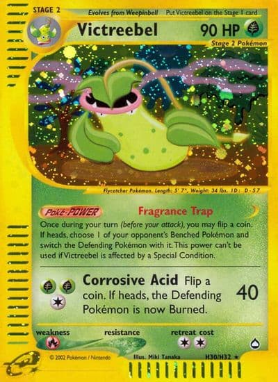 Victreebel (H30) Aquapolis Pokemon card