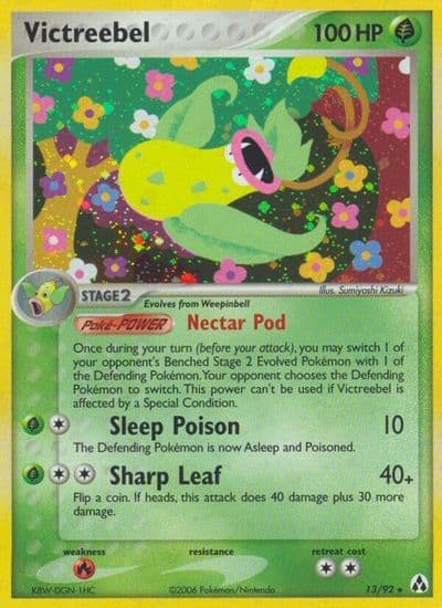 Victreebel Legend Maker Pokemon card