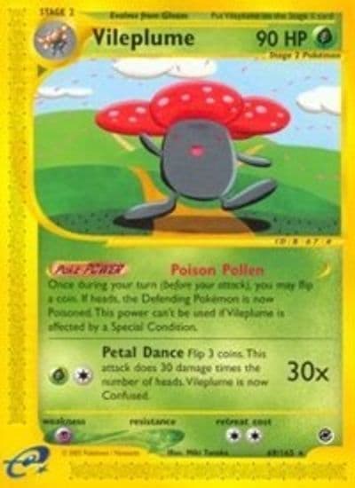 Vileplume (69) Expedition Pokemon card