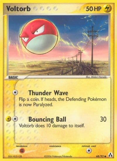 Voltorb Legend Maker Pokemon card