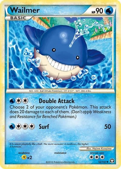 Wailmer Triumphant Pokemon card
