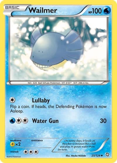 Wailmer Dragons Exalted Pokemon card