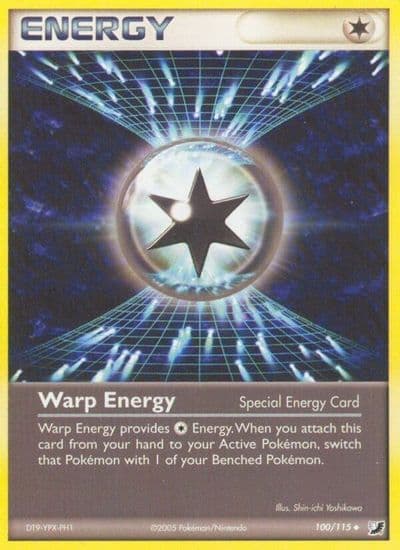 Warp Energy Unseen Forces Pokemon card