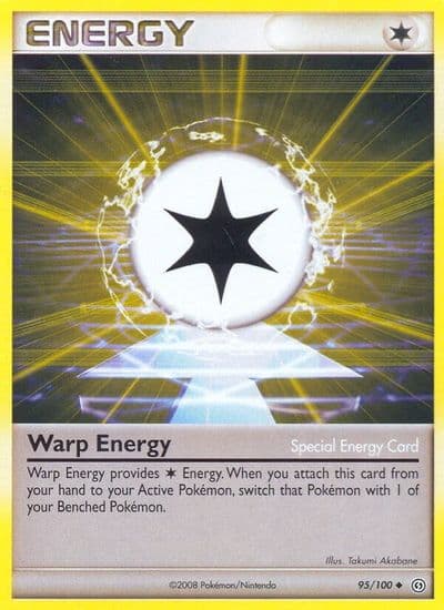 Warp Energy Stormfront Pokemon card