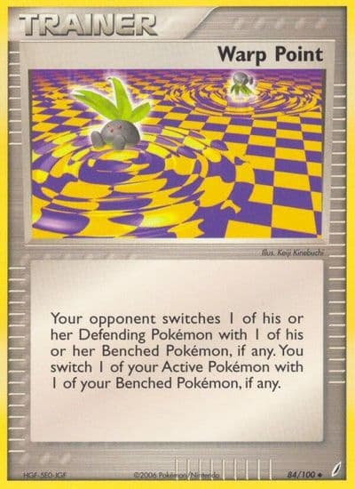 Warp Point Crystal Guardians Pokemon card