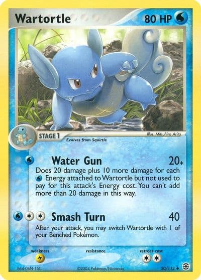 Wartortle FireRed & LeafGreen Pokemon card