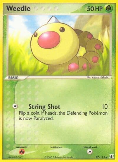 Weedle Delta Species Pokemon card