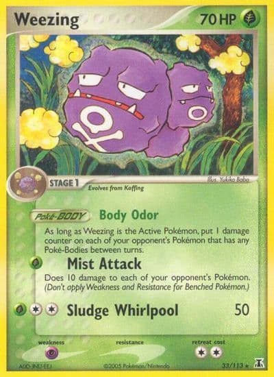 Weezing Delta Species Pokemon card