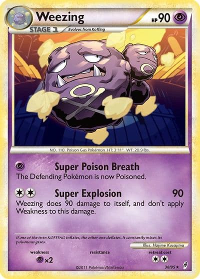 Weezing Call of Legends Pokemon card