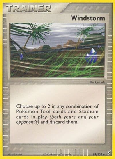 Windstorm Crystal Guardians Pokemon card