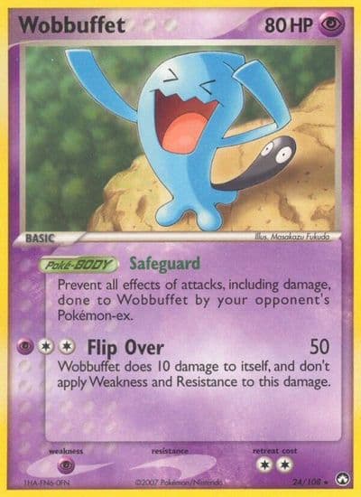 Wobbuffet Power Keepers Pokemon card