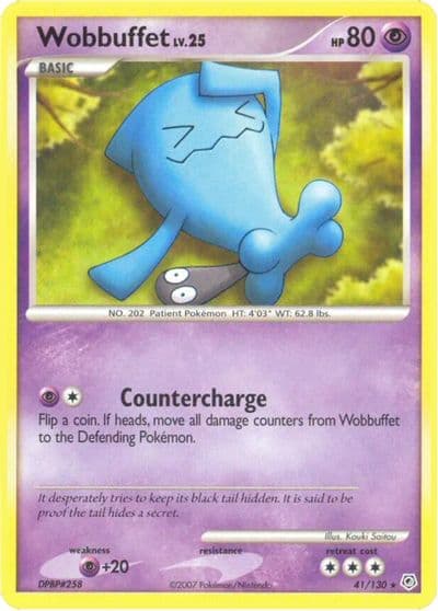 Wobbuffet Diamond and Pearl Pokemon card