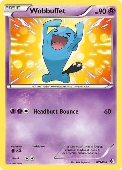 Wobbuffet Boundaries Crossed Pokemon card