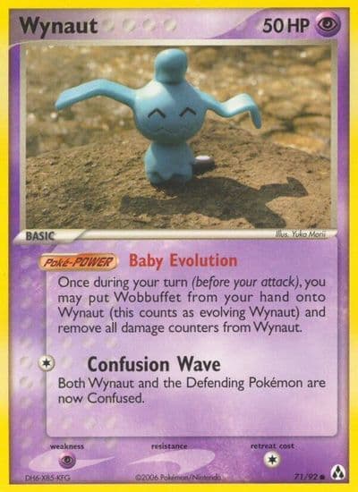 Wynaut Legend Maker Pokemon card