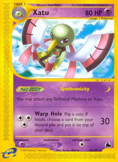 Xatu (35) Skyridge Pokemon card