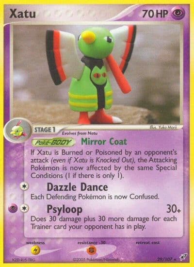 Xatu Deoxys Pokemon card