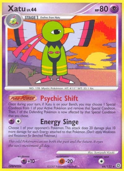 Xatu Secret Wonders Pokemon card
