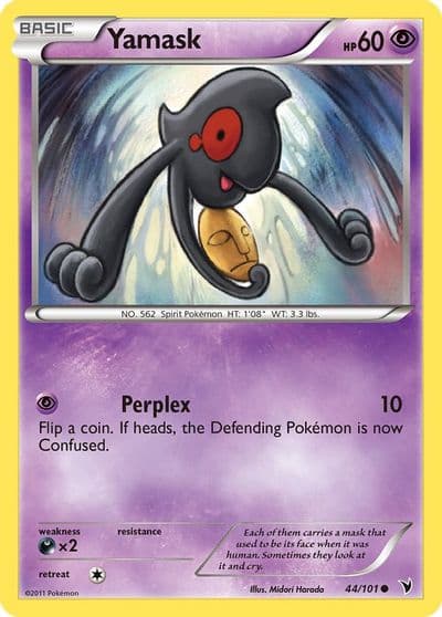 Yamask (44) Noble Victories Pokemon card