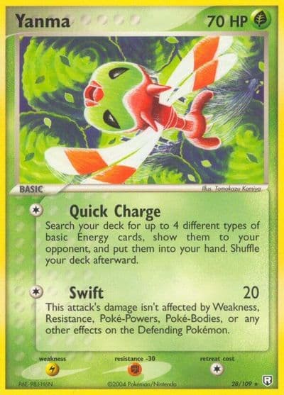 Yanma Team Rocket Returns Pokemon card