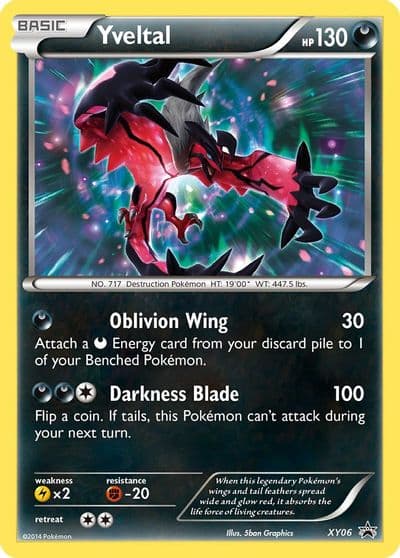 Yveltal - XY06 XY Promos Pokemon card