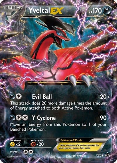 Yveltal EX - XY08 XY Promos Pokemon card