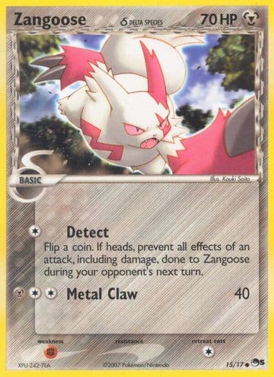 Zangoose (Delta Species) POP Series 5 Pokemon card