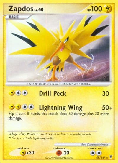 Zapdos (48) Supreme Victors Pokemon card