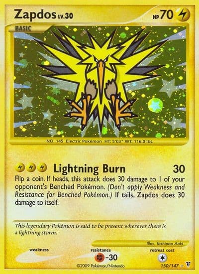 Zapdos (150) Supreme Victors Pokemon card