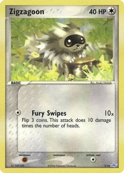Zigzagoon EX Trainer Kit 1: Latias & Latios Pokemon card