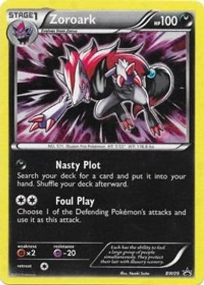 Zoroark - BW09 Black and White Promos Pokemon card