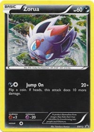 Zorua - BW12 Black and White Promos Pokemon card