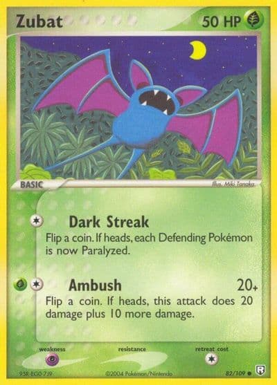 Zubat Team Rocket Returns Pokemon card