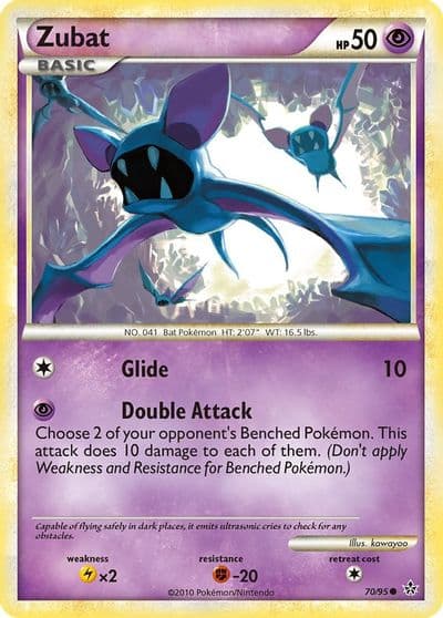 Zubat Unleashed Pokemon card