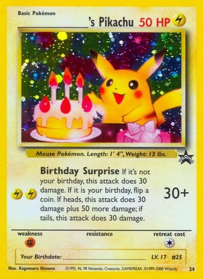 ______'s Pikachu WoTC Promo Pokemon card