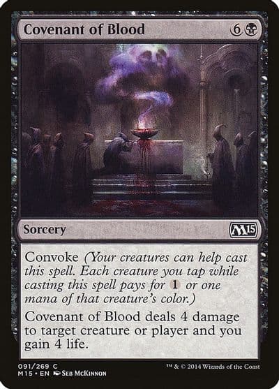 Covenant of Blood Magic 2015 (M15) Magic card