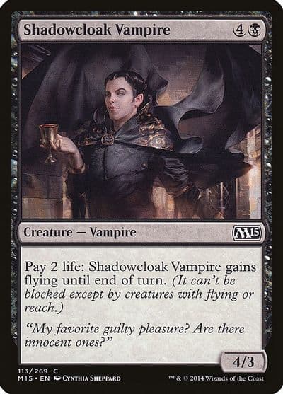 Shadowcloak Vampire Magic 2015 (M15) Magic card