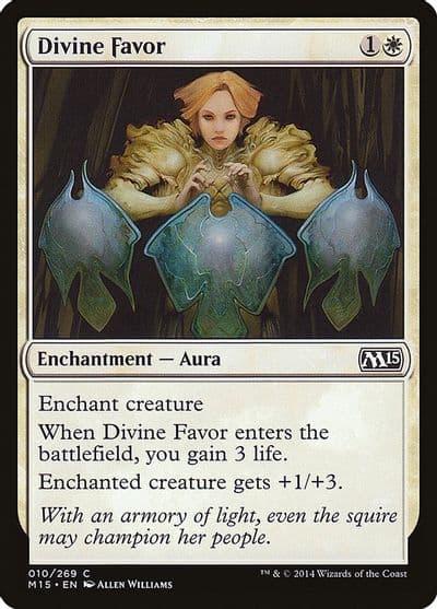 Divine Favor Magic 2015 (M15) Magic card