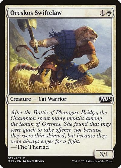 Oreskos Swiftclaw Magic 2015 (M15) Magic card