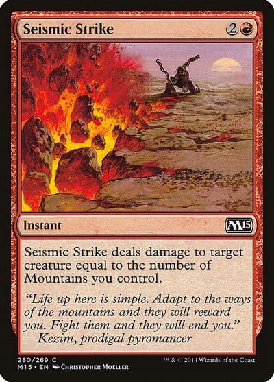 Seismic Strike Magic 2015 (M15) Magic card