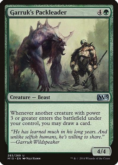 Garruks Packleader Magic 2015 (M15) Magic card