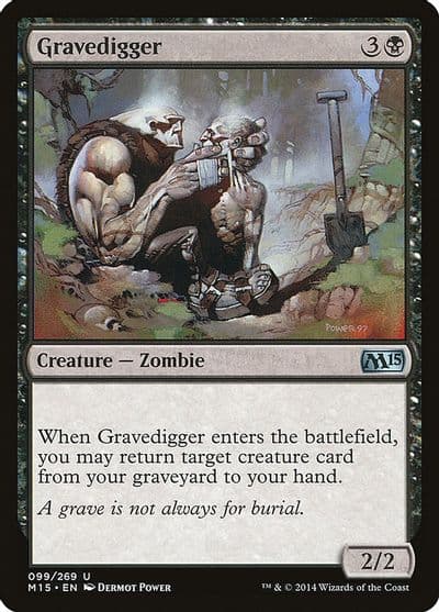 Gravedigger Magic 2015 (M15) Magic card