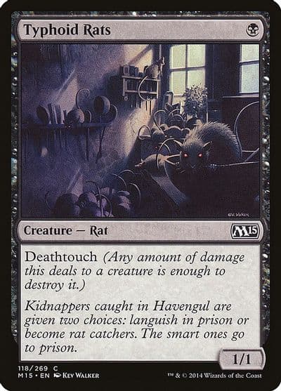 Typhoid Rats Magic 2015 (M15) Magic card