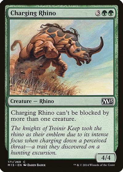 Charging Rhino Magic 2015 (M15) Magic card