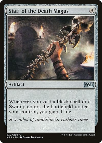 Staff of the Death Magus Magic 2015 (M15) Magic card