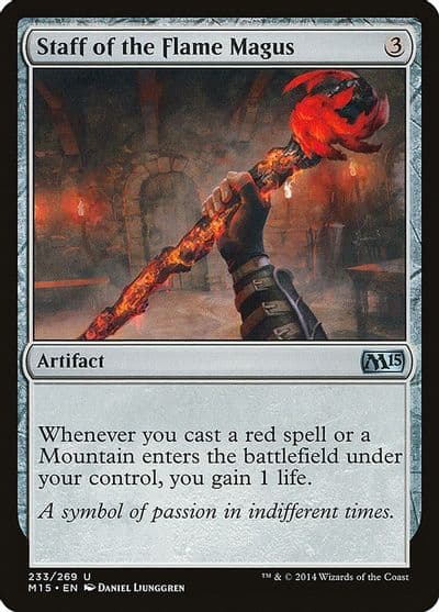 Staff of the Flame Magus Magic 2015 (M15) Magic card