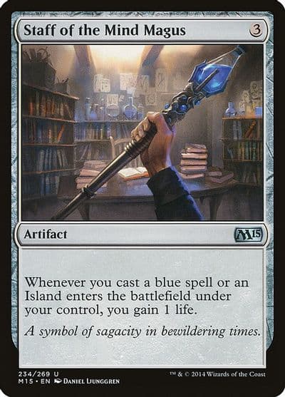Staff of the Mind Magus Magic 2015 (M15) Magic card