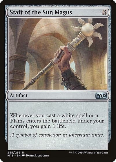 Staff of the Sun Magus Magic 2015 (M15) Magic card